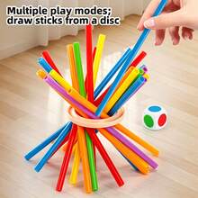 Toys & Games, Educational & Science Toys, Early Development & Activity Toys, Sorting, Stacking & Building Toys, Jenga Game - Multicolor - View 7