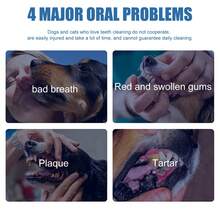 Pet Dental Plaque Remover Cat Dog Tooth Cleaning Care Agent Soften Plaque Improve Yellow Teeth Fresh Breath Teeth Cleaner - 60ml - View 2