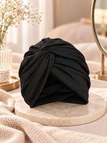 Twist Knot Stretch Turban Set, Soft Jersey Knit Head Wrap For Daily Hijab Inner & Chemo Wear, Birthday Holiday Gift Pack For Women - Multicolor - View 3