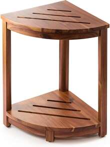 Bathroom Support Seating - Acacia Wood. - View 3