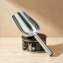 1pc Stainless Steel Pet Food Spoon, Multi-Functional Cat Treat Dispenser, Suitable For Cat And Dog Dry Food Feeding, Pet Food Accessory. - Multiple Capacities - View 4