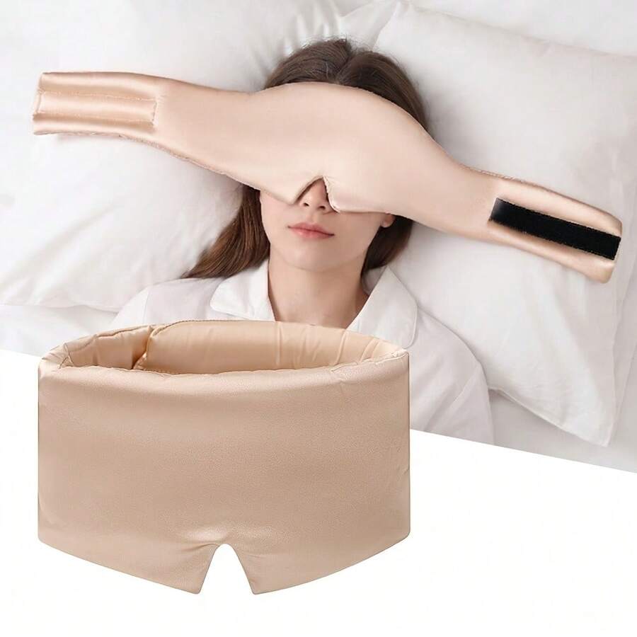Masker Tidur Anti Cahaya yang Nyaman, Desain Menutupi Seluruh Tubuh, Lembut dan Bernapas, Ringan untuk Penggunaan Malam Hari, Cocok untuk Tidur Nyenyak, Perjalanan, Pesawat, Kantor, Sekolah, dan sebagai Alat Bantu Tidur - beraneka warna - View 1