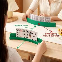 2-Layer Hands-Free Card Holder Rack Clip Card Holder, Card Stand, Interactive Game, Party Game, Holiday Game, Creative Small Gift - Multi-color - View 5