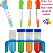 1 Set: Laboratory Test Tube Rack, Plastic Test Tubes, Chemical Accessories, Educational Activity Supplies. Suitable For Students And Teachers, Helps Develop Thinking Ability And Hand-Eye Coordination (Some Accessories Randomly Selected) - Test Tube Kit - View 11