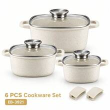 Pot Sizes And Silicone Handle Covers, 2 Styles Selectable - View 9
