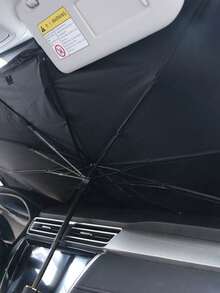 Foldable Car Windshield Sunshade, Heat Insulation & UV Protection Windshield Cover, Titanium Silver, Suitable For SUV, Truck, Van And Off-Road Vehicle, Protects Car Interior And Accessories, Car Accessories - A - View 8