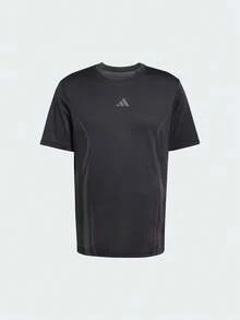 Adidas Kaos Rajut Lengan Pendek Tanpa Kerah AIRCHILL TEE Pria TK3260 - Hitam - View 3