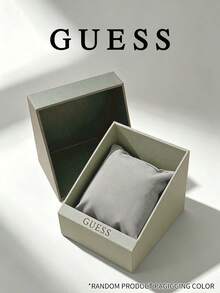 GUESS Official Square Watch Gift Box, Premium Paper Packaging Box With Cushion, Suitable For Watch Storage, Holiday Gift Packaging - Black - View 2