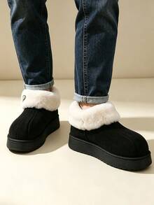 Men Snow Boots - Black - View 2