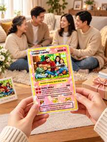 1pc Custom Acrylic Game Card With Photo Text Personalized Family Gift For Mom Dad Kids Cute Trading Card Keepsake For Birthday Anniversary Christmas Couples Custom PVC Wallet Cards Gifts For Pet Lovers - Photo + Engraving - View 7