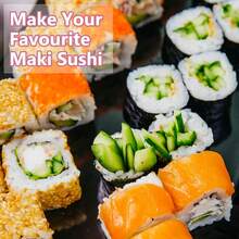 24 * 24 Cm Bamboo Sushi Rolling Mat, 3-Piece Bamboo Sushi Set, Simple DIY Kit For Beginners To Make Homemade Sushi - View 4