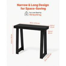 Sofa & Console Tables - Black - View 3