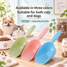 1pc Pet Cat And Dog Feeding Scoop, No More Spilling On The Floor, Serve As Much As They Eat, Available In Three Colors, Easy To Clean, Just Rinse With Water - 300ml - View 4