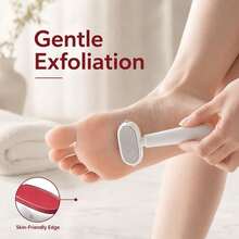2027 New Double-Sided Foot Scraper, Curved Design For Removing Dead Skin, Effectively Removes Stubborn Dead Skin, Stainless Steel Material, Suitable For Foot Care And Cracked Heels - A - View 3