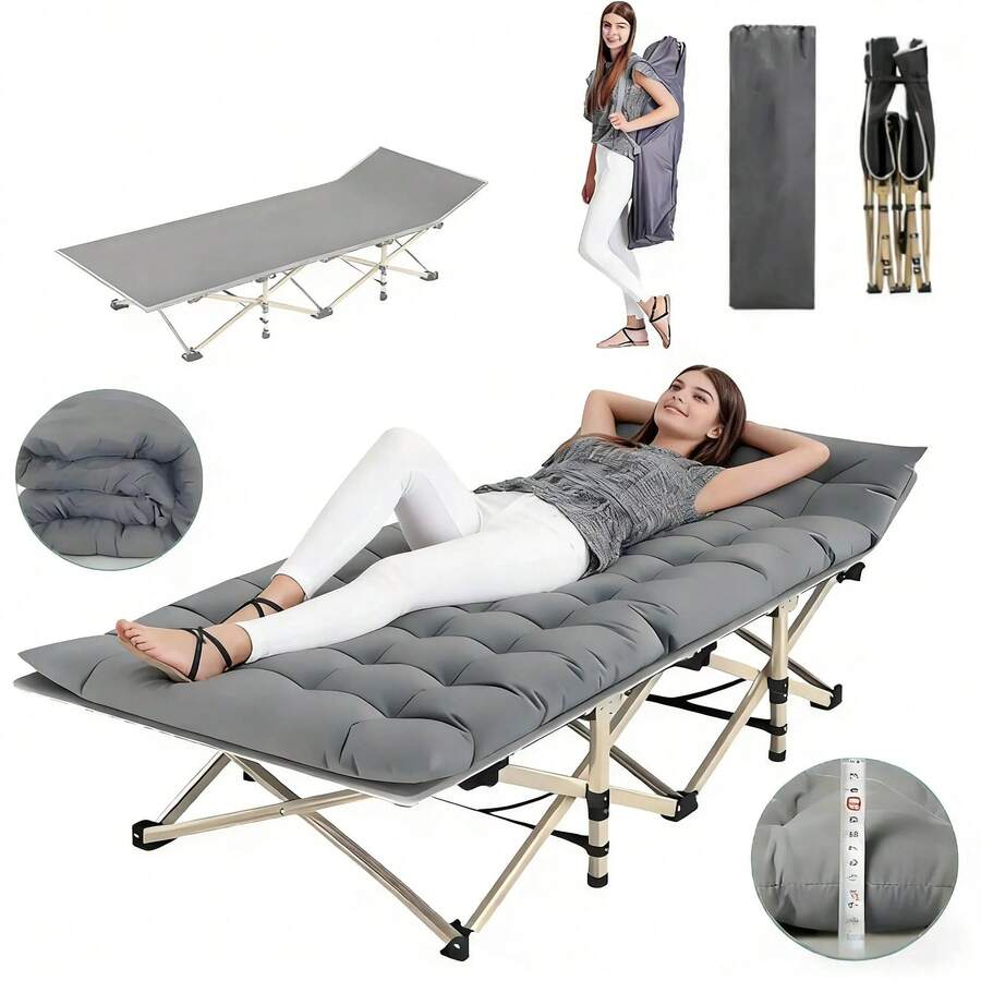 Camping Cots - Black - View 1