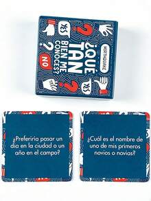 "How Well Do You Know Me?" Card Game – Questions For Couples, Friends, And Family; Party, Date Night, And Travel Game; Unique Gift - Multicolor - View 5