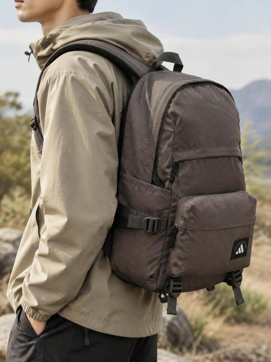 Adidas Men's & Women's Outdoor Lightweight Backpack MH 2IN1 BP Daily Commute Backpack KC0263 - Charcoal Gray - View 1