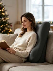 Adjustable Detachable Ergonomic Memory Foam Backrest Pillow, Bed Wedge Pillow With Leg Elevation Wedge Support, Inclined Back Support For Reading, Suitable For Bed, Sofa, Travel, Home Bedroom, Playing Mobile Games, Watching TV Series - A - View 3