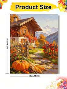 Farm Landscape DIY Digital Oil Painting, Adult Beginner Handmade, Canvas Art Wall Decor, Holiday Gift, Includes Painting Tools - Sets - View 9
