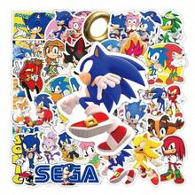 50pcs Cute Game Cartoon Stickers, Waterproof Stickers For Water Bottle/Laptop, Fan Gift Children's Reward Sealing Stickers, Hand Account Decoration - Multicolor - View 3