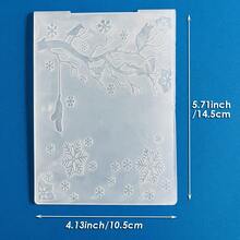 Christmas Embossing Plates, Snowflake, Christmas Tree, Decorative Ball, Thanksgiving Text, Floral Pattern Embossing Templates, For Greeting Card Making, Scrapbooking, DIY Paper Craft - Christmas-1 - View 5