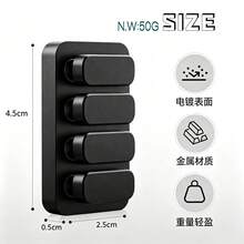 1pc Mini Seesaw Fingertip Toy, Zinc Alloy Click Coin And Push Card Stress Relief Toy, Portable Rectangular Handheld Sensory Fidget Toy, Pocket Relaxation Toy, Creative Desktop Ornament - Multicolor - View 2