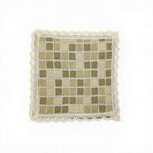 10入聚酯纖維可重複使用杯墊 10*10cm/3.9*3.9inch 波希米亞時尚款，適合咖啡、茶、野餐、露營、RV旅行，入厝禮、生日禮、節日禮物，廚房桌面保護墊 - 土黃色 - 查看 6