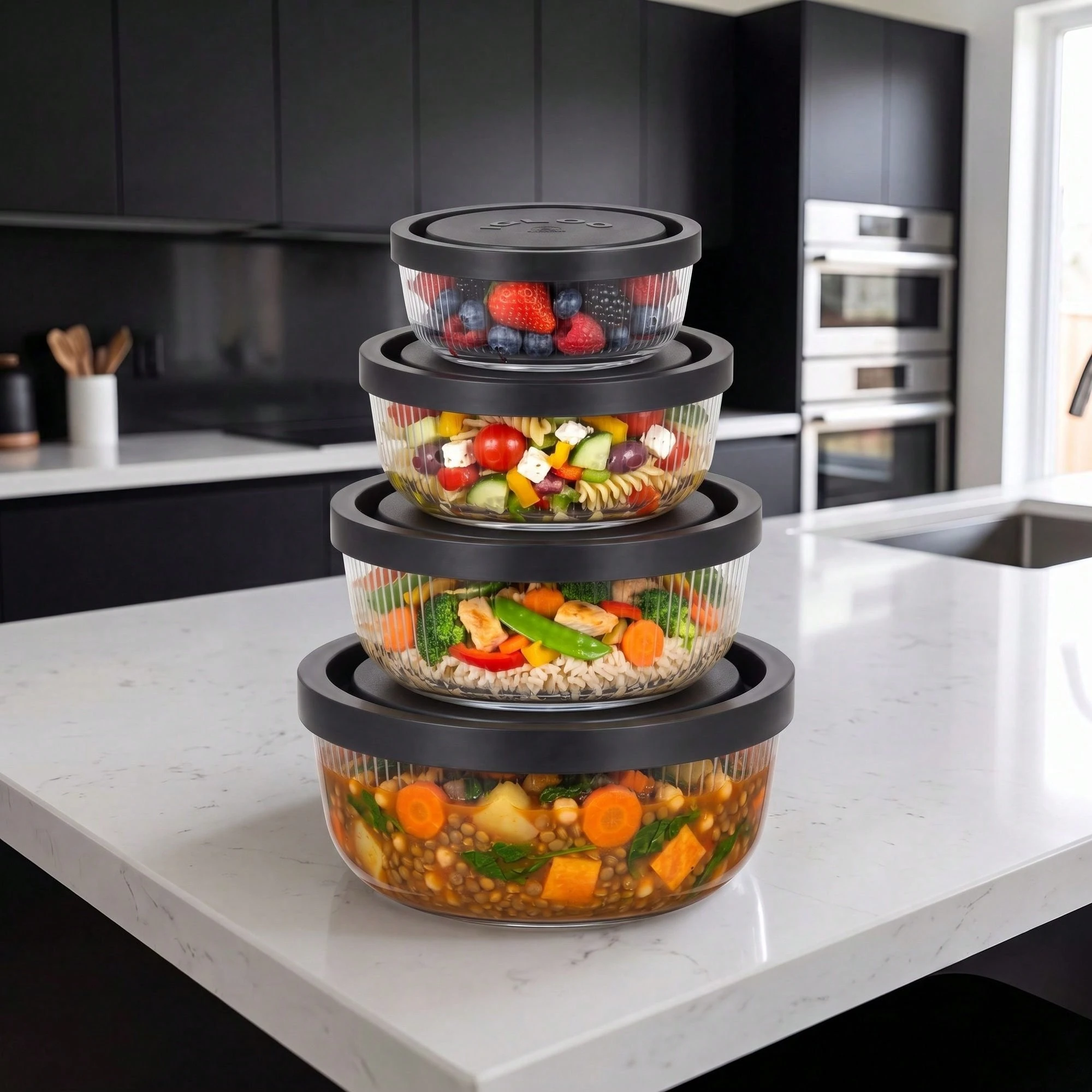 SET 10: 320 Ml / 800 Ml / 1,47L / 2,2L