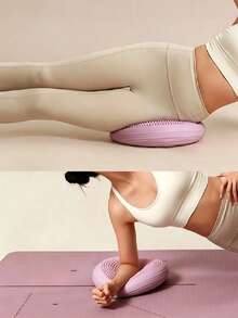 1pc Dance Balance Pad Yoga Balance Disc Ballet Core Strength Training Inflatable Ankle Training Disc Air Cushion - Multicolor - View 4