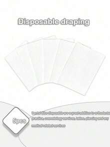 Disposable Pink/Blue Nail Table Mat, Three-Layer Waterproof Foldable Cleaning Pad, Tablecloth, Nail Napkin, Multi-Functional Beauty Tattoo Dental Cleaning Cloth, Waterproof Tablecloth, Nail Tools - Multicolor - View 24