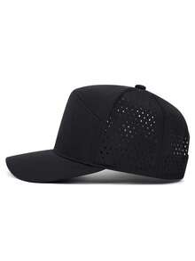 1pc Fashion Hollow Baseball Cap, Street Style Hip Hop Skateboard Hat, Outdoor Adjustable Decorative Sun Hat, Unisex Breathable Mesh Cap - Drip Hole - View 9