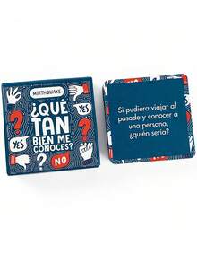 "How Well Do You Know Me?" Card Game – Questions For Couples, Friends, And Family; Party, Date Night, And Travel Game; Unique Gift - Multicolor - View 6