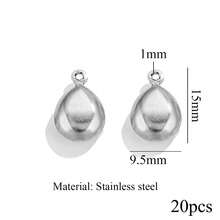 20-Piece Set Of 304 Stainless Steel 18K Gold-Plated Fashionable Star, Moon, And Geometric Pendants For DIY Necklace, Bracelet, And Jewelry Making - 1 Pendant - View 25