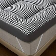 Soft Breathable Thin Mattress Pad, Foldable Floor Sleeping Pad, All-Season Tatami Mat, Suitable For Bedroom, Dorm, Guest Room And Hotel, Multiple Sizes Available - Black - View 7