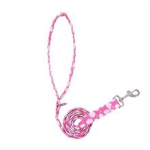 1pc Floral Pet Leash, Fresh Daisy & Sunflower Print, Lightweight Outdoor Dog Leash For Small To Medium Dogs And Cats, Multiple Colors Available - Hot Pink - View 6