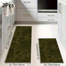 Floral Print Long Runner Rug, Indoor Home Decor, Kitchen Runner, Entryway Doormat, Hallway Entrance Decor, Bedroom Bedside Rug, Living Room Rug, Laundry Room Rug, Bathroom Mat, Suitable For Apartment, Dorm And Home Daily Decor - Multicolor - View 16