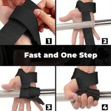 1pc Weightlifting Lifting Straps, Wrist Support Training Straps For Pull Ups, Deadlifts & Strength Training, Grip Assistance Workout Gear For Gym & Fitness - Multicolor - View 7