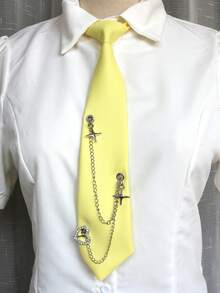 1pc Women's Tie, Suitable For Shirts, Casual, Street, College Style, Daily, Party - Multicolor - View 13