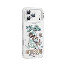 Disney Phone Case – Stitch & Angel (Gentleman Style Series): Cute Cartoon "Chocolate Milkshake" Design For Women. Shock-Resistant Protective Case Compatible Compatible With Iphone 18 Pro, 18 Pro Max, 17, 17 Air, 17 Pro Max, 16 Pro, 16, 15 Pro Max, 15 Plus, 14 Pro Max, 14 Pro, 13, 13 Pro, 12, And 11. - White - View 3