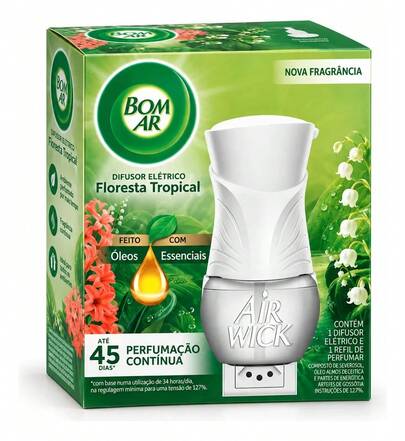 Bom Ar  Difusor + Refil Floresta Tropical 16 ml