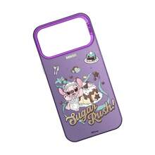 Disney Phone Case – Angel Maid Series (Cake & Dessert Design). Cute Style For Women; Shock-Resistant Protective Case Compatible Compatible With Iphone 17, 18 Pro, 18 Pro Max, 17 Air, 17 Pro Max, 16 Pro, 15 Pro Max, 15 Plus, 14 Pro Max, 14 Pro, 13, 13 Pro, 12, 11, XS Max, X, And XS. - Purple - View 3