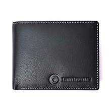 Lambretta Logo Leather Wallet - Black - View 2