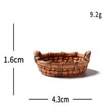 1pc Creative Miniature Realistic Persimmon Food Toy DIY Decoration Accessory Dollhouse Landscape Mini Ornament - A - View 11
