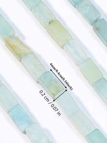 1 Strand 2x4mm Natural Stone Beads Rectangle Cube Tiger Eye Labradorite Lapis Lazuli Quartz Loose Beads For Jewelry Making DIY Accessries - Multicolor - View 4