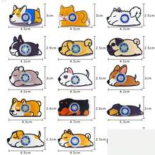 1 Set Cute Puppy Finger Spinner Stress Relief Toy, High-Speed Bearing Smooth Rotation Acrylic Portable Fidget Toy, Desk Decor For Office Workers To Relieve Stress And Heal Emotions (1 Set 10pcs) - Multicolor - View 9