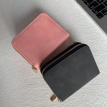 Women's Lightweight Fashion Card Holder Wallet, Suitable For Daily Use, Dual Zipper Mini Wallet, Card Holder Wallet - Multicolor - View 5