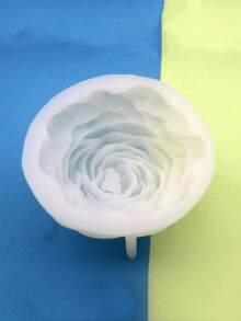 4pcs Large Peony Silicone Molds, Suitable For DIY Aromatherapy Candles, Handmade Soap Making And Craft Production, 3D Floral Home Decor Gift - White - View 5