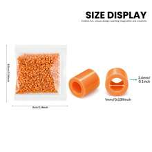 Manik-manik Fuse Sundymot 2,6mm, 1000 PCS+ Seri Warna Kopi Maillard, Dikemas Secara Individual, Tidak Mudah Tumpah, Gantungan Kunci Liontin DIY, Bahan Baku Kerajinan Pembuatan Perhiasan, Musim Wisuda Kembali ke Sekolah, Natal, Hadiah Pesta Ulang Tahun, Kit Isi Ulang Massal Manik-manik Fuse 2,6mm Multi-Warna - Manik-manik puzzle 2,6mm - View 5