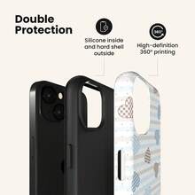 VESPOP Casing Ponsel Fashion Motif Garis-Garis - Kompatibel dengan iPhone 18/17/16/15/14/13/12/11 Pro Max/Pro Plus/12 Mini/13 Mini, Kompatibel dengan Galaxy S26 S25 S24 S23 S22 S21 Plus Ultra, Kompatibel dengan Pixel 8 9 10 PRO - Warna Campuran 1 - View 3