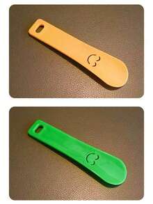 7pcs Colorful Smiling Face Portable Shoe Horns - Durable Plastic Material, Suitable For Boots And Sneakers, Protects Footwear, Washable, Home Essential - Multicolor - View 9